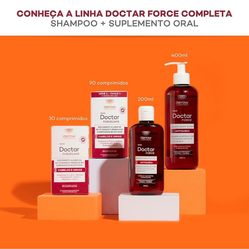 Darrow Doctar Force Shampoo Antiqueda 400ml 400ml 9