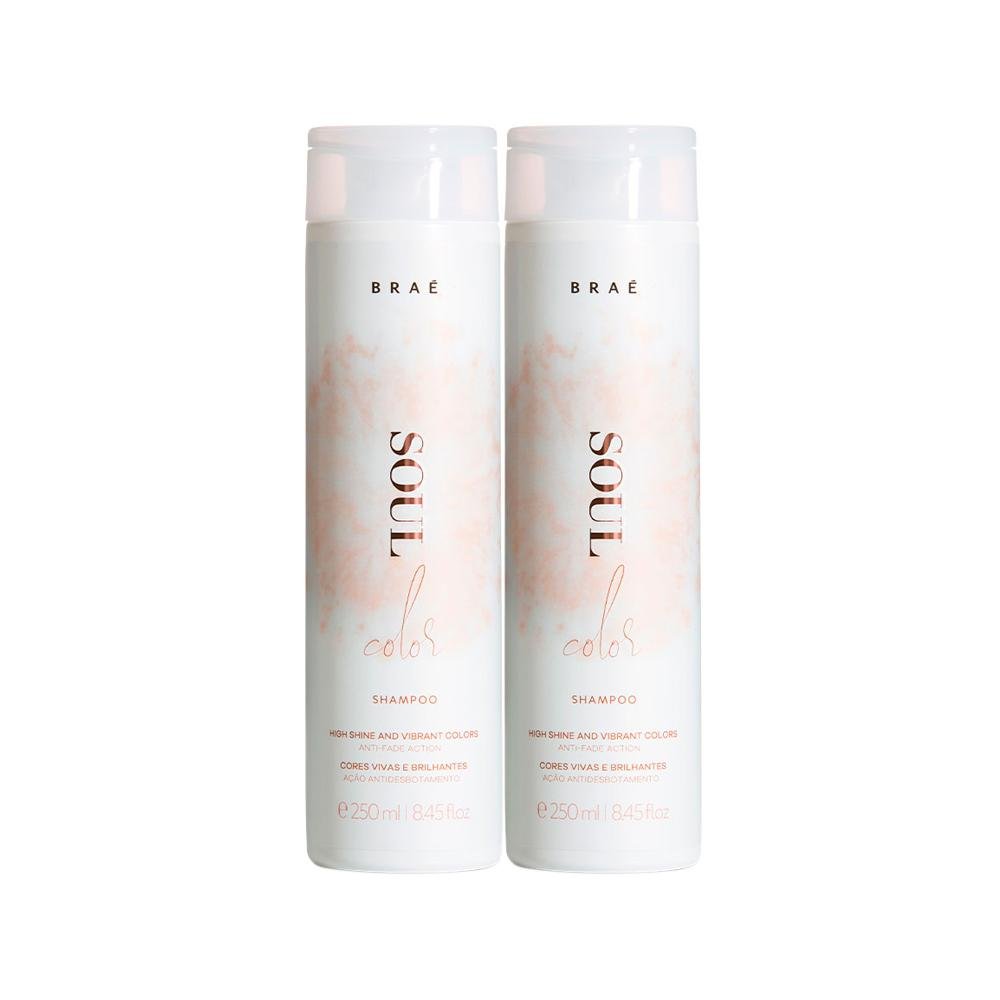 Kit Braé Soul Color Shampoo 2X250ml ÚNICO 1