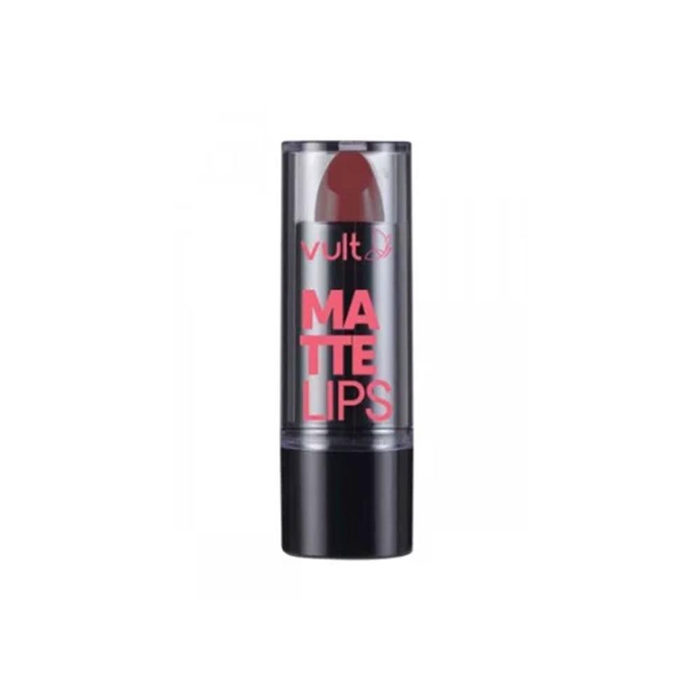 Vult Hidra Lips 09 Marsala Batom Cremoso Matte 3,8g Marrom 2