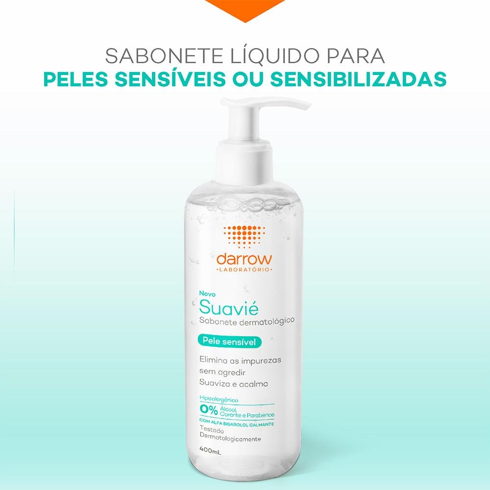 Darrow Suavié Sabonete Líquido Facial para Pele Sensível 400ml 400ml 3