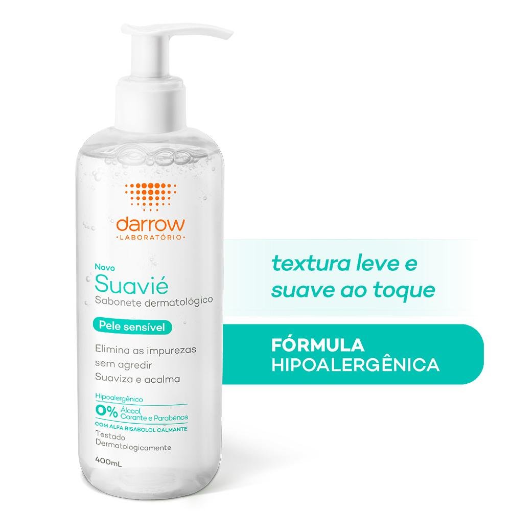 Darrow Suavié Sabonete Líquido Facial para Pele Sensível 400ml 400ml 4