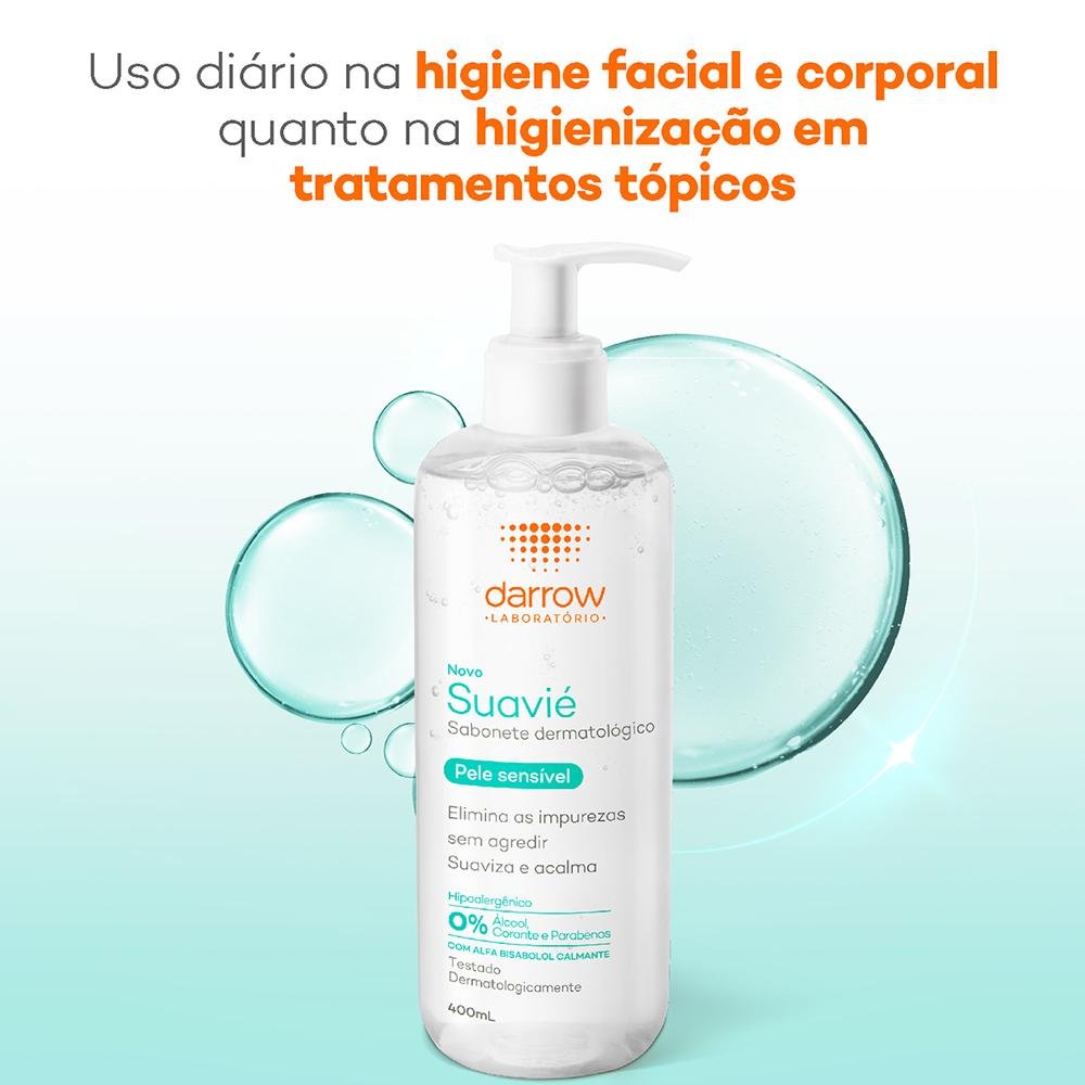 Darrow Suavié Sabonete Líquido Facial para Pele Sensível 400ml 400ml 6