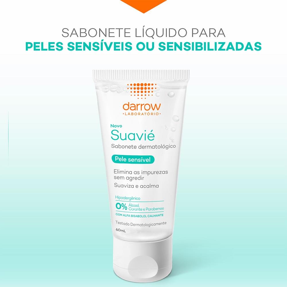 Darrow Suavié Sabonete Líquido Facial para Pele Sensível 60ml 60ml 3