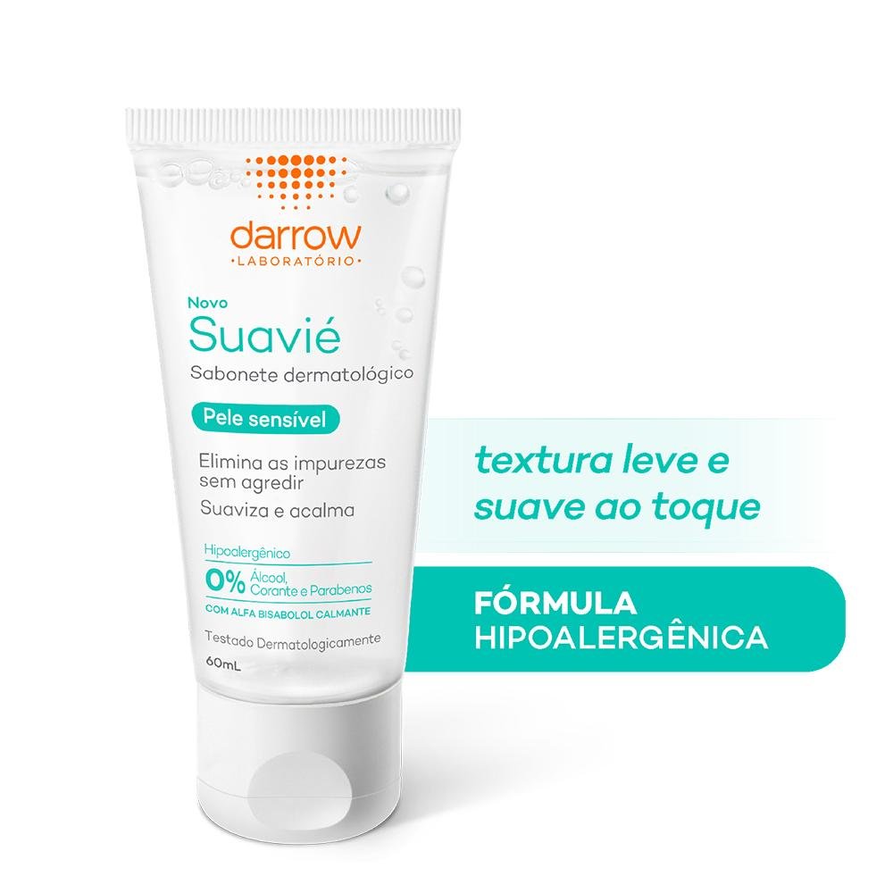 Darrow Suavié Sabonete Líquido Facial para Pele Sensível 60ml 60ml 4