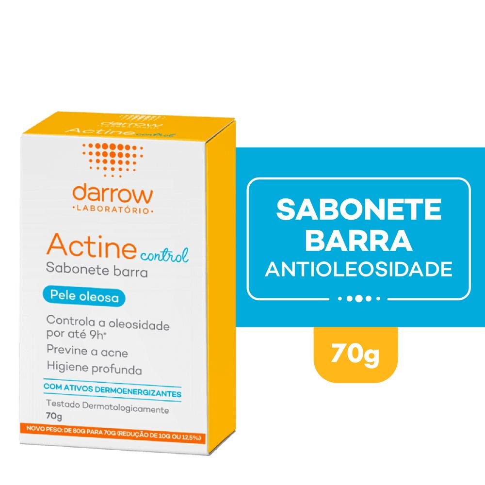 Darrow Actine Control Sabonete em Barra Facial 70g 70g 2