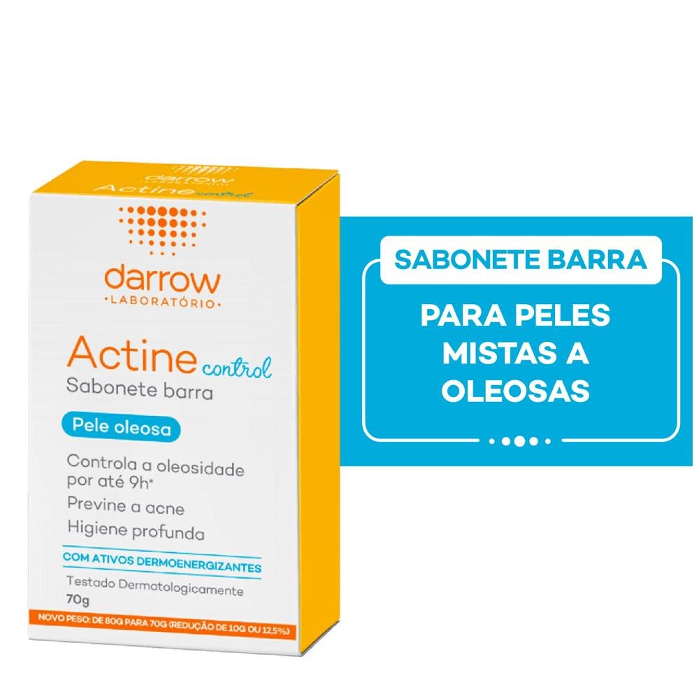 Darrow Actine Control Sabonete em Barra Facial 70g 70g 4