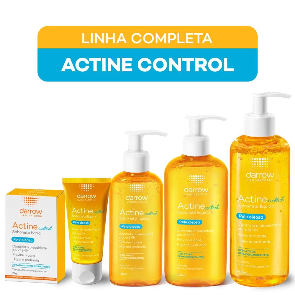 Darrow Actine Control Sabonete em Barra Facial 70g 70g 7
