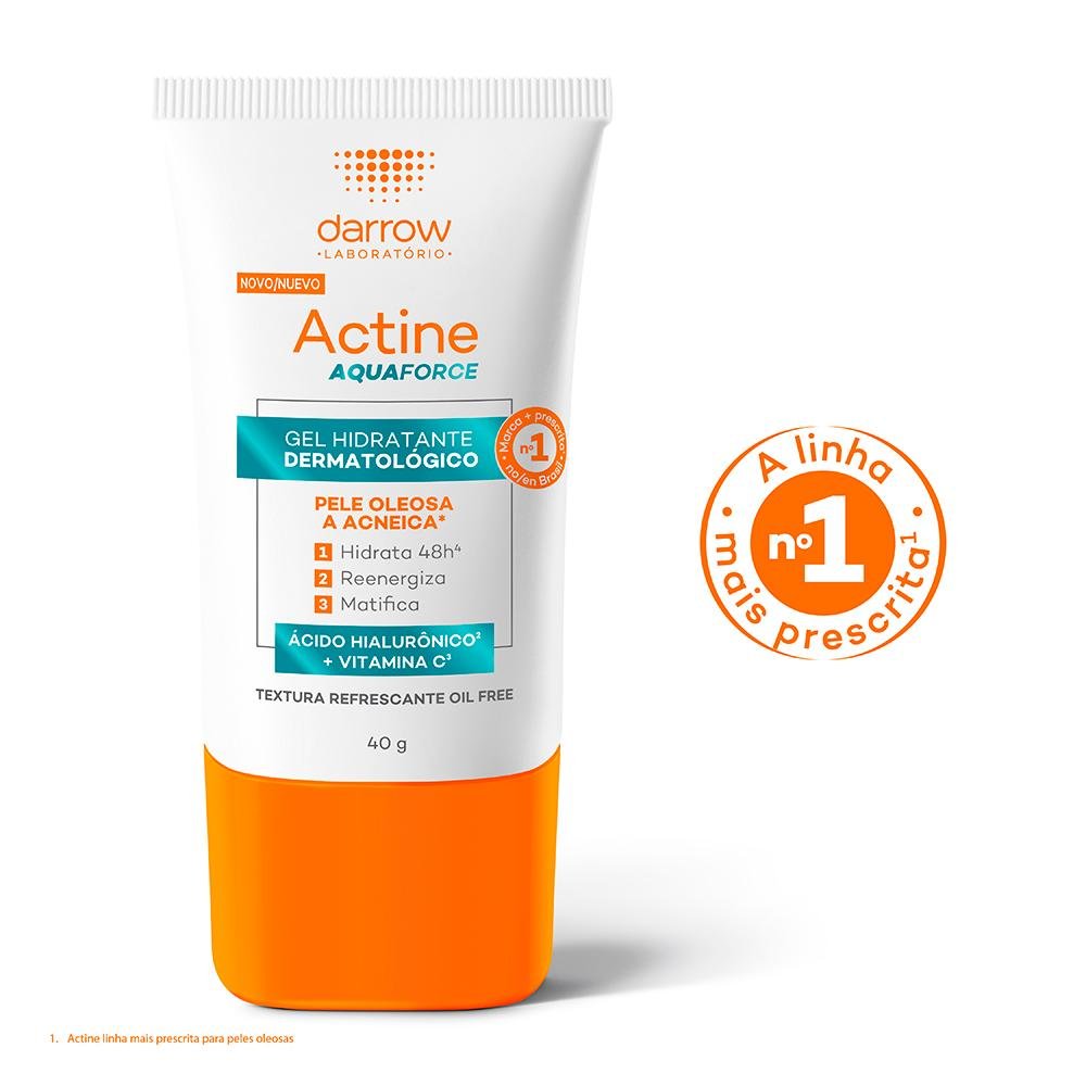 Darrow Actine Aquaforce Gel Hidratante Facial 40g 40g 3