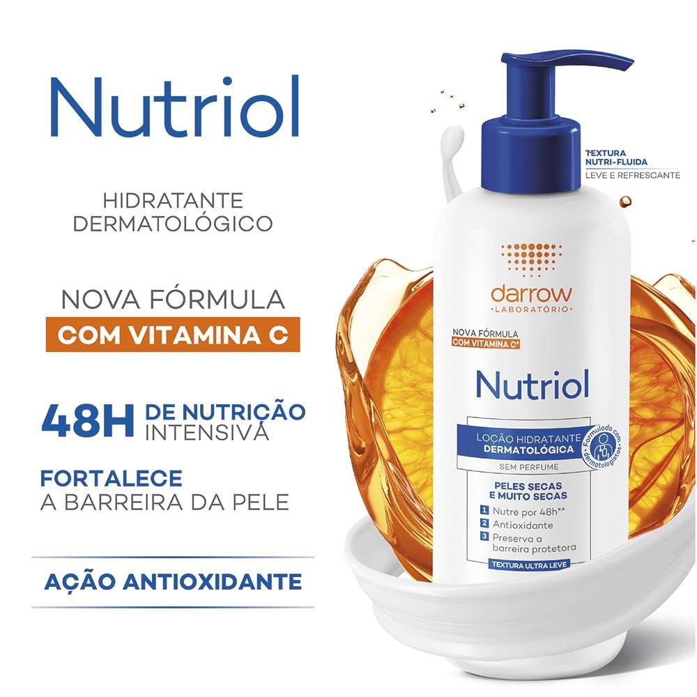 Darrow Nutriol Loção Hidratante Corporal Sem Perfume 200ml 200ml 4