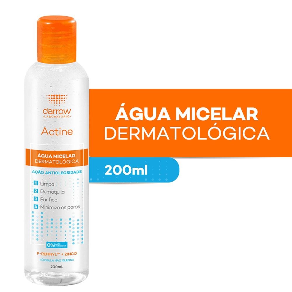 Darrow Actine Àgua Micelar Facial de Limpeza 200ml 200ml 2