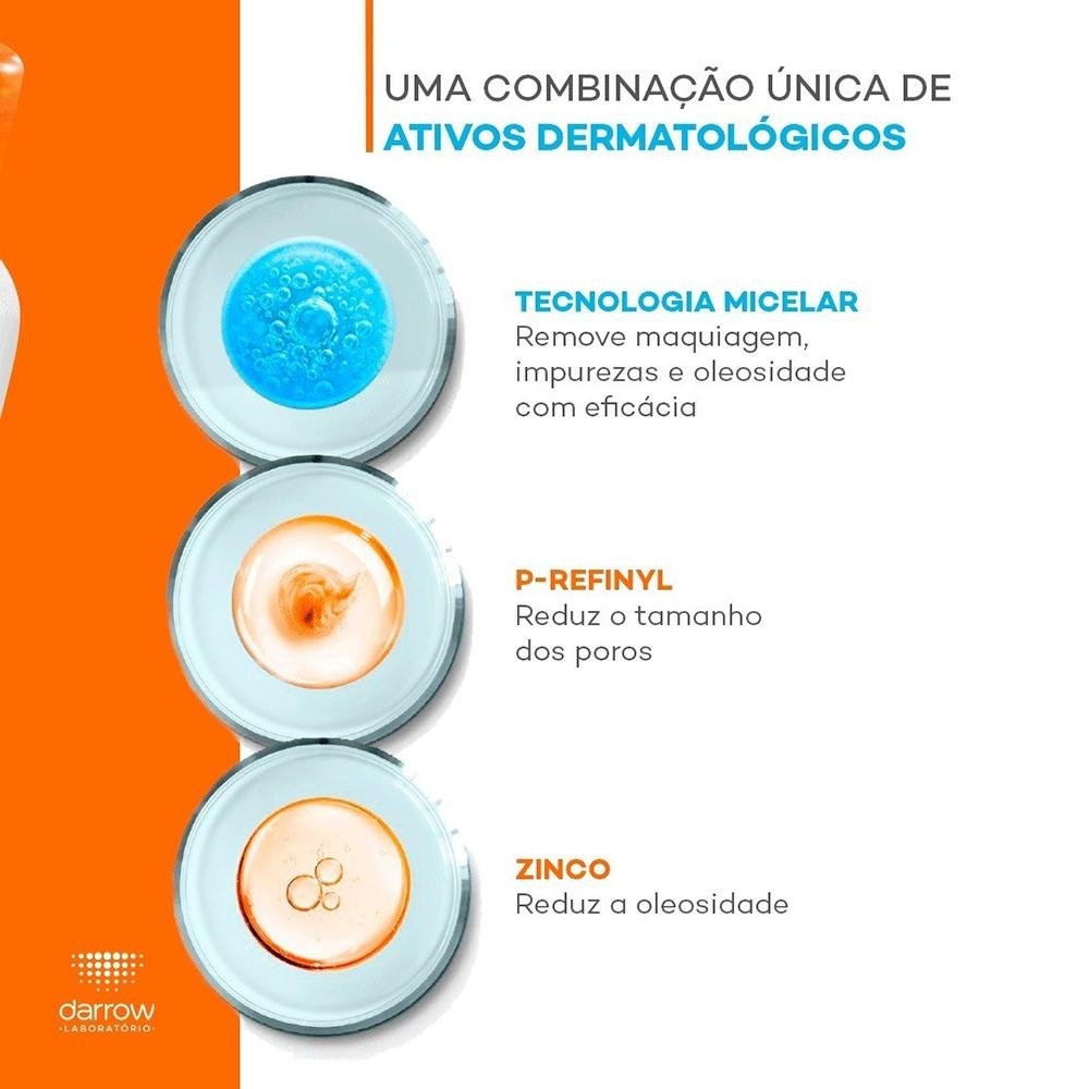 Darrow Actine Àgua Micelar Facial de Limpeza 200ml 200ml 5