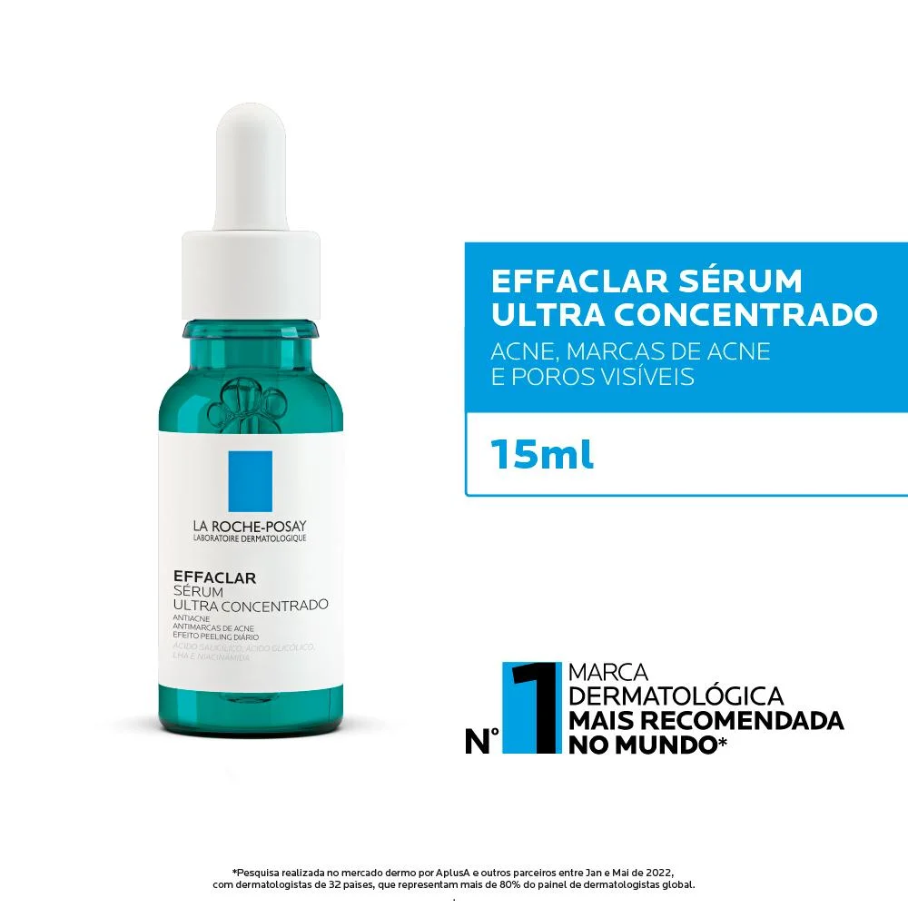 La Roche-Posay Effaclar Ultra Concentrado Sérum Facial Antioleosidade 15ml 15ml 3
