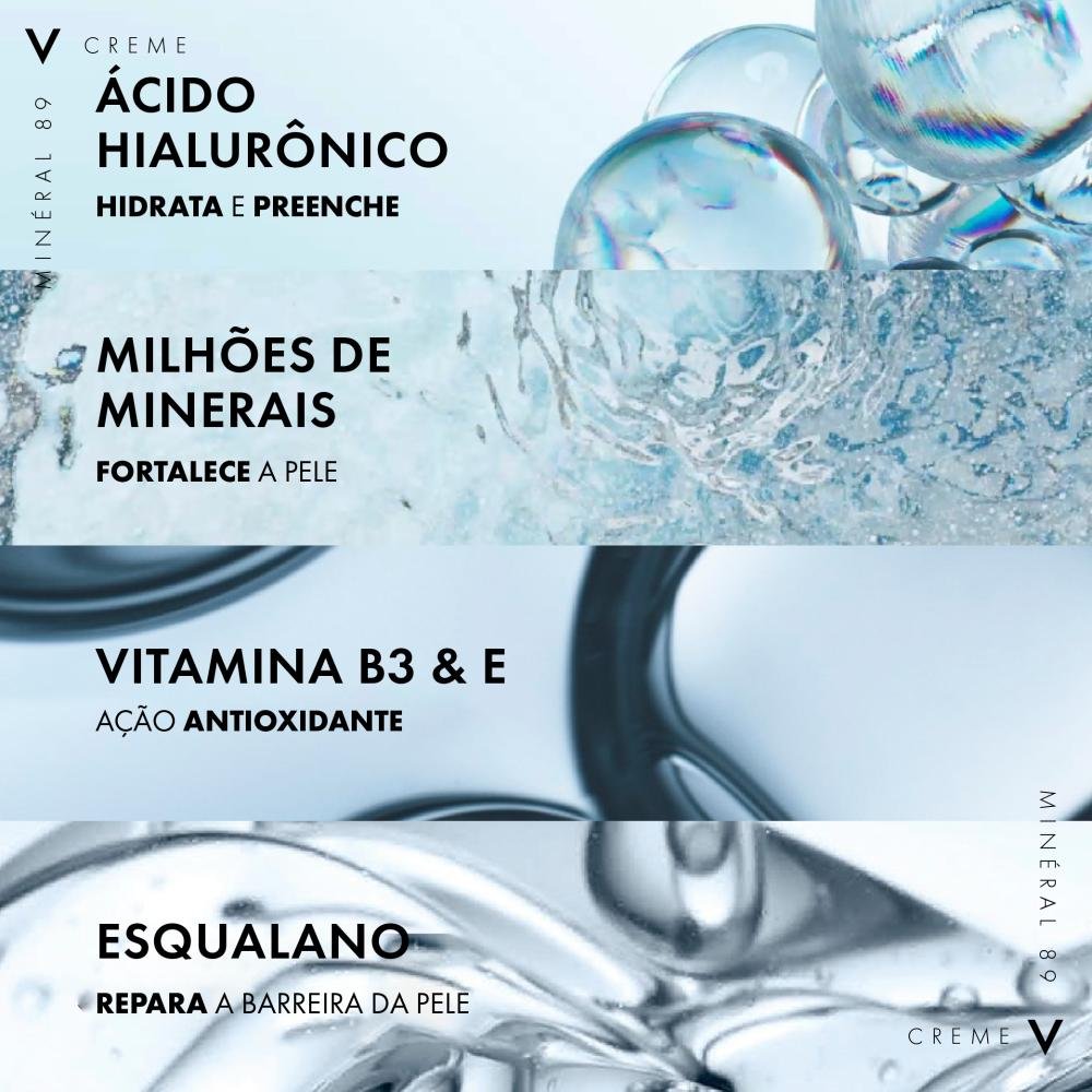 Vichy Minéral 89 Creme Hidrantante Facial 40 ml 40ml 6