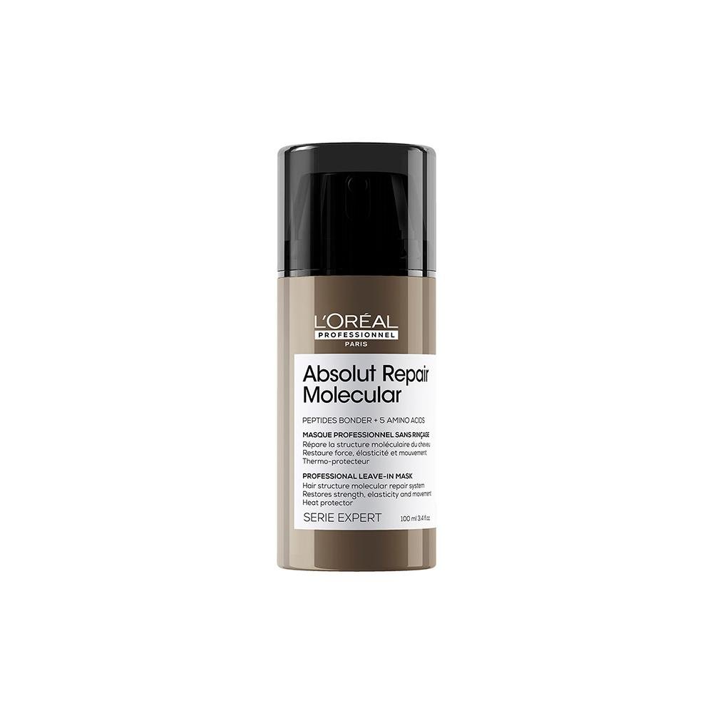 Kit L'Oréal Professionnel Absolut Repair Molecular – Shampoo 500Ml E Leave-In 100Ml ÚNICO 3