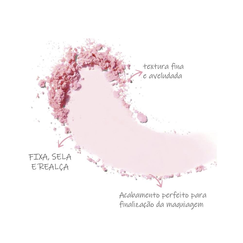 Karen Bachini Beauty Rosa Pink Powder Pó Solto Translúcido Matte 12G Rosa 2