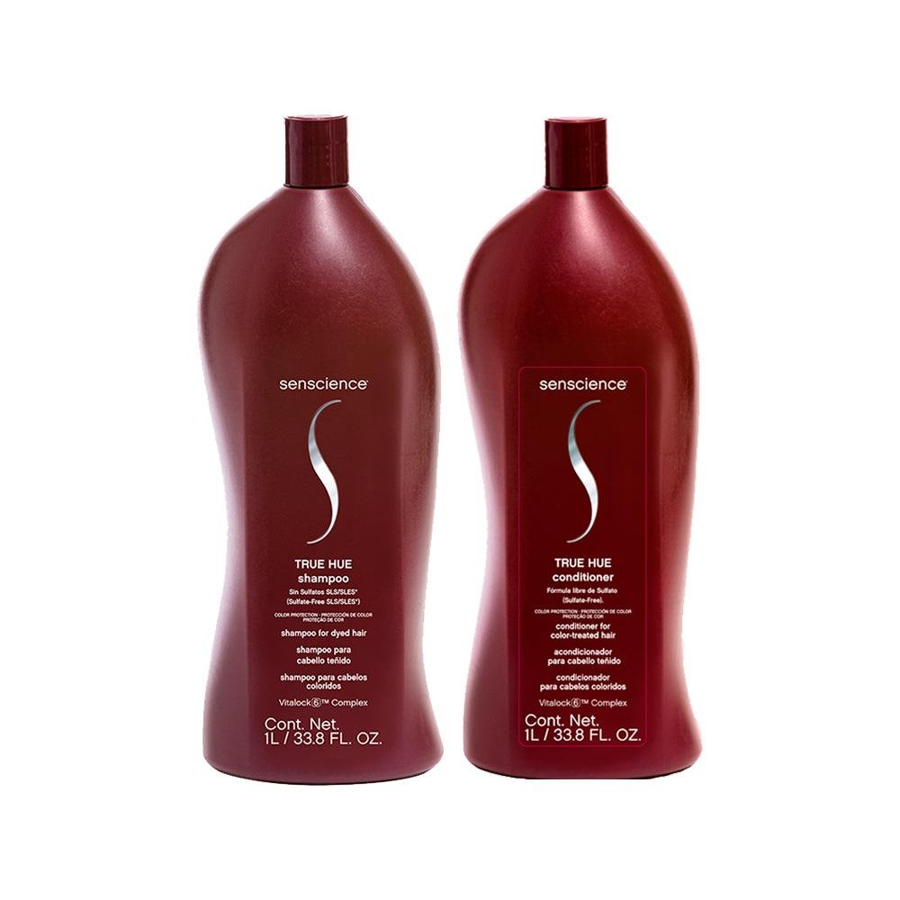 Kit Senscience True Hue - Shampoo 1000ml e Condicionador 1000ml ÚNICO 1