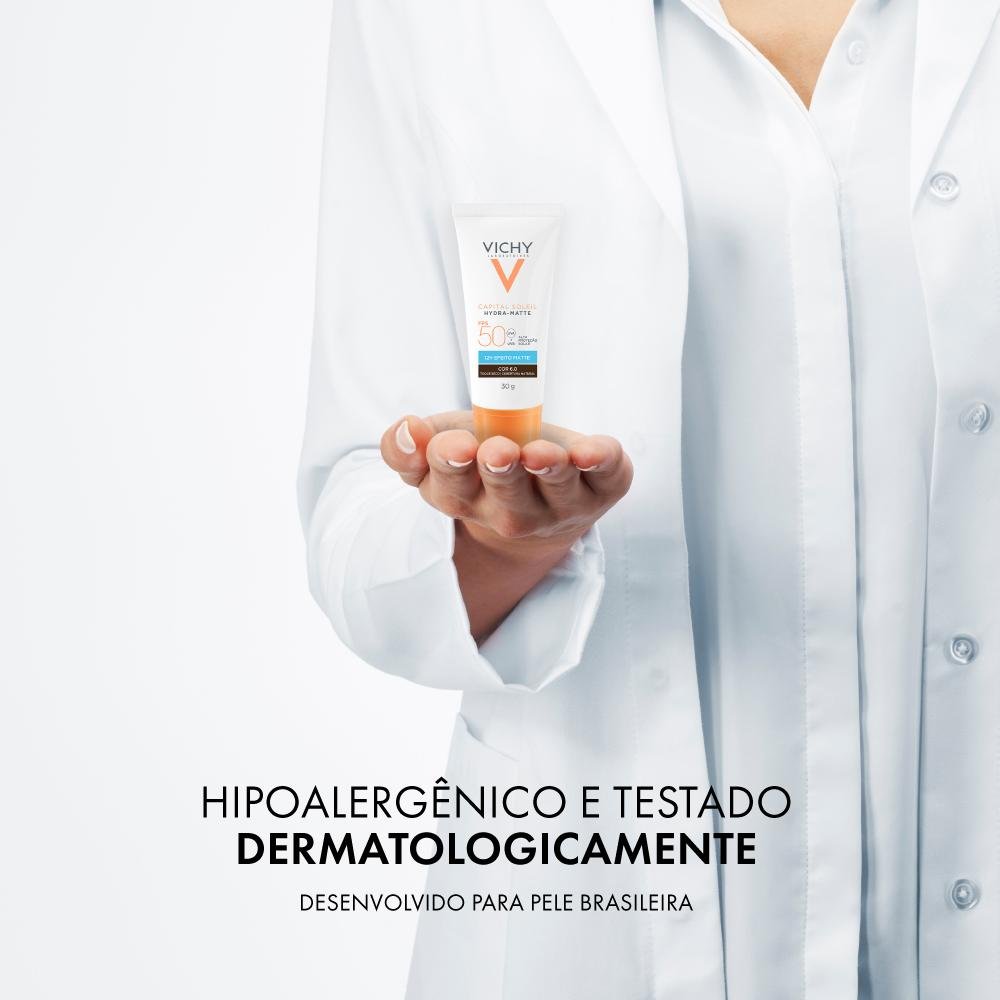Vichy Capital -Matte Protetor Solar Facial Fps 50 30g Cor 6.0 4