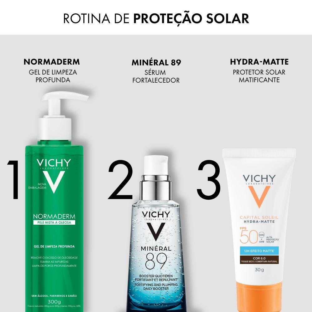 Vichy Capital -Matte Protetor Solar Facial Fps 50 30g Cor 6.0 6