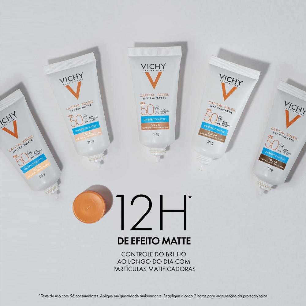 Vichy Capital -Matte Protetor Solar Facial Fps 50 30g Cor 6.0 8