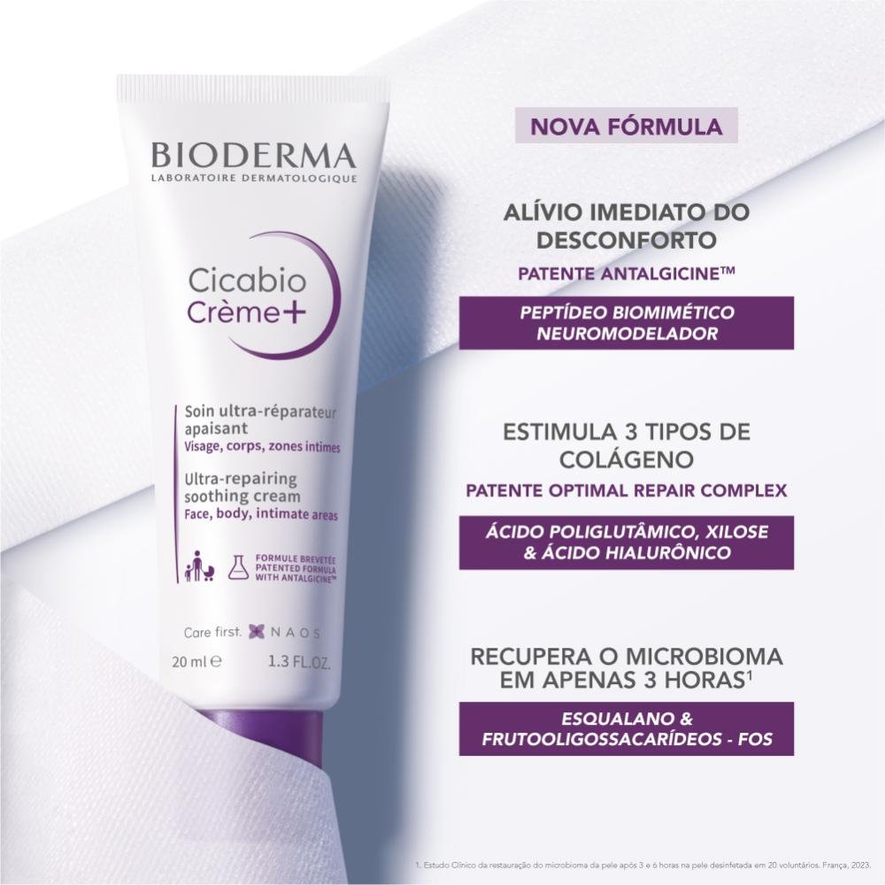 Bioderma Cicabio Creme Ultra Reparador  20ml 20ml 3
