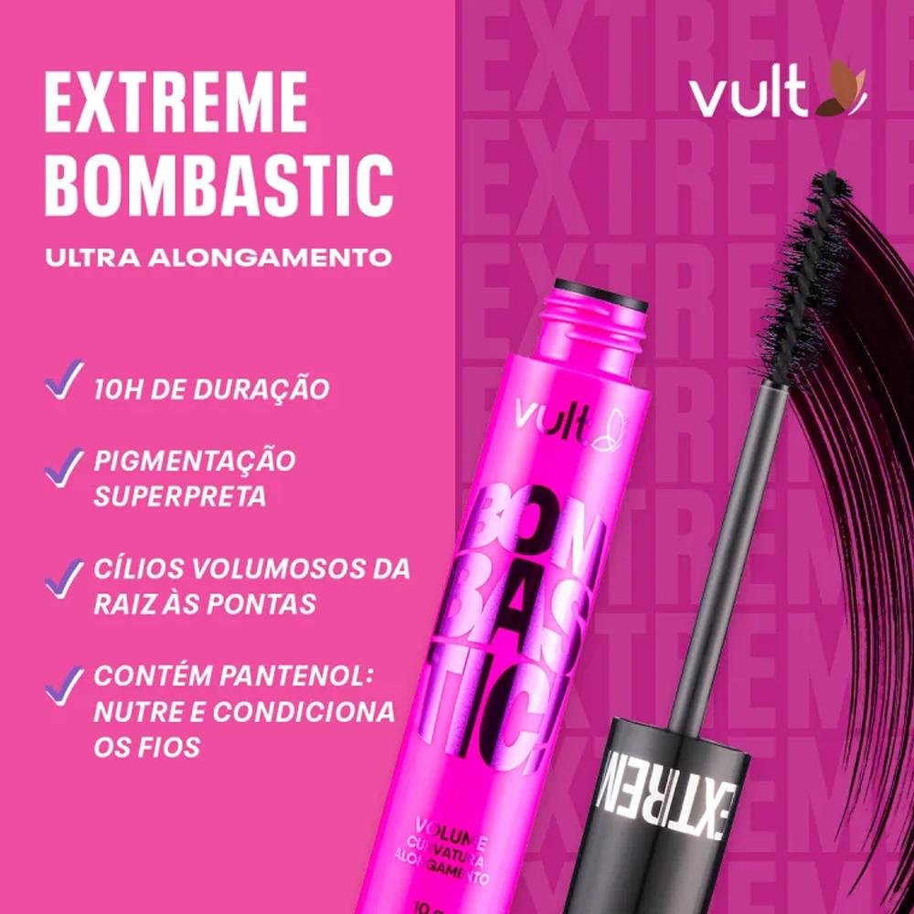 Vult Extreme Bombastic Máscara De Cílios 10g 10g 2