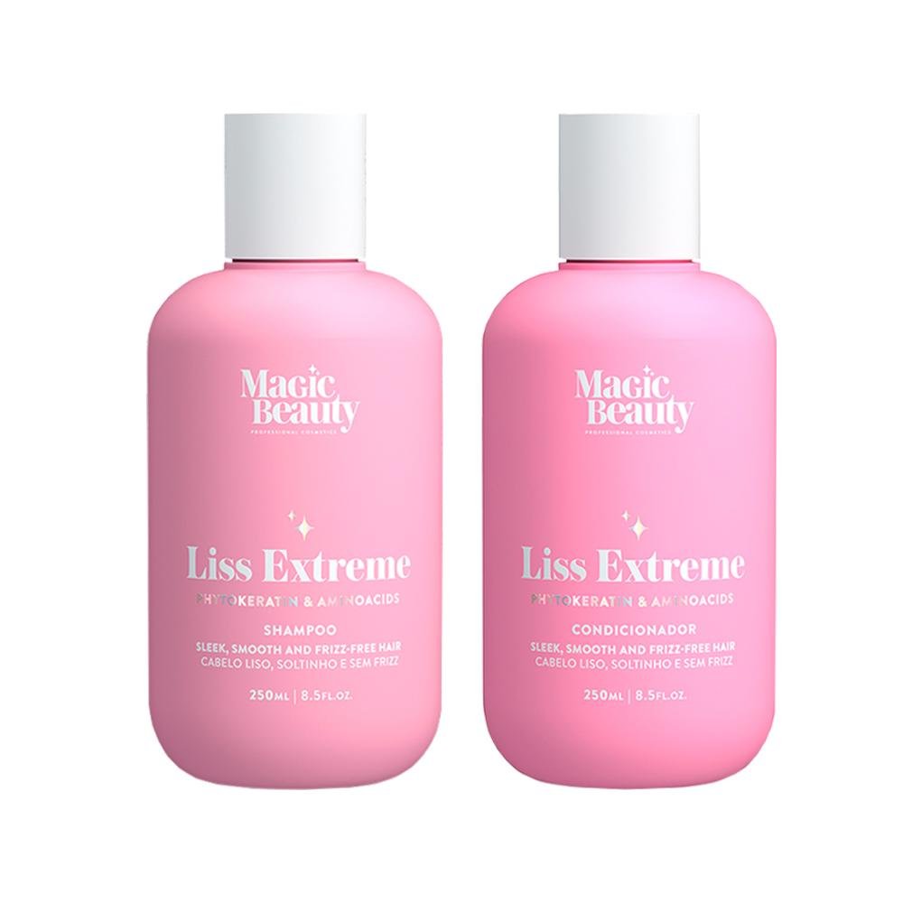 Kit Magic Beauty Liss Extreme - Shampoo 250ml e Condicionador 250ml ÚNICO 1