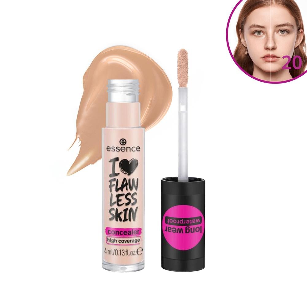 Corretivo Líquido I Love Flawless Skin Essence 20 Dark Porcelain 4ml 20 Dark Porcelain 8