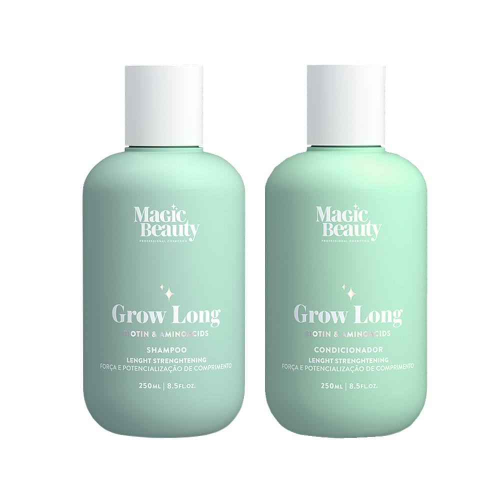 Kit Magic Beauty Grow Long - Shampoo 250ml e Condicionador 250ml ÚNICO 1