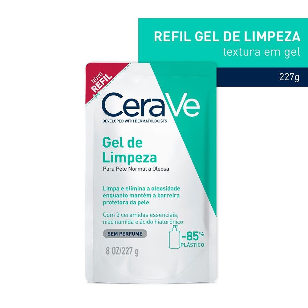 CERAVE GEL FACIAL DE LIMPEZA 227G REFIL 227g 2