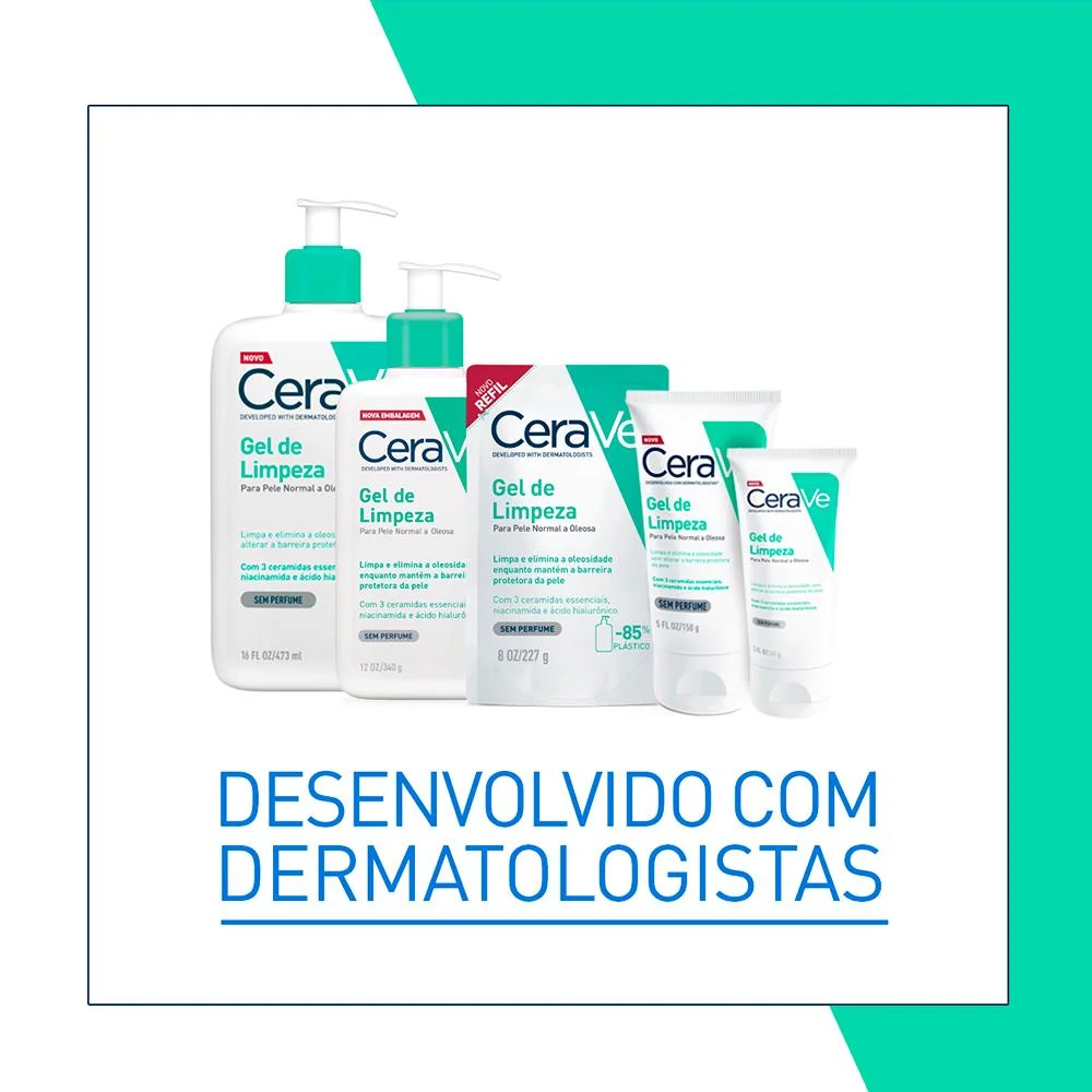 CERAVE GEL FACIAL DE LIMPEZA 227G REFIL 227g 12
