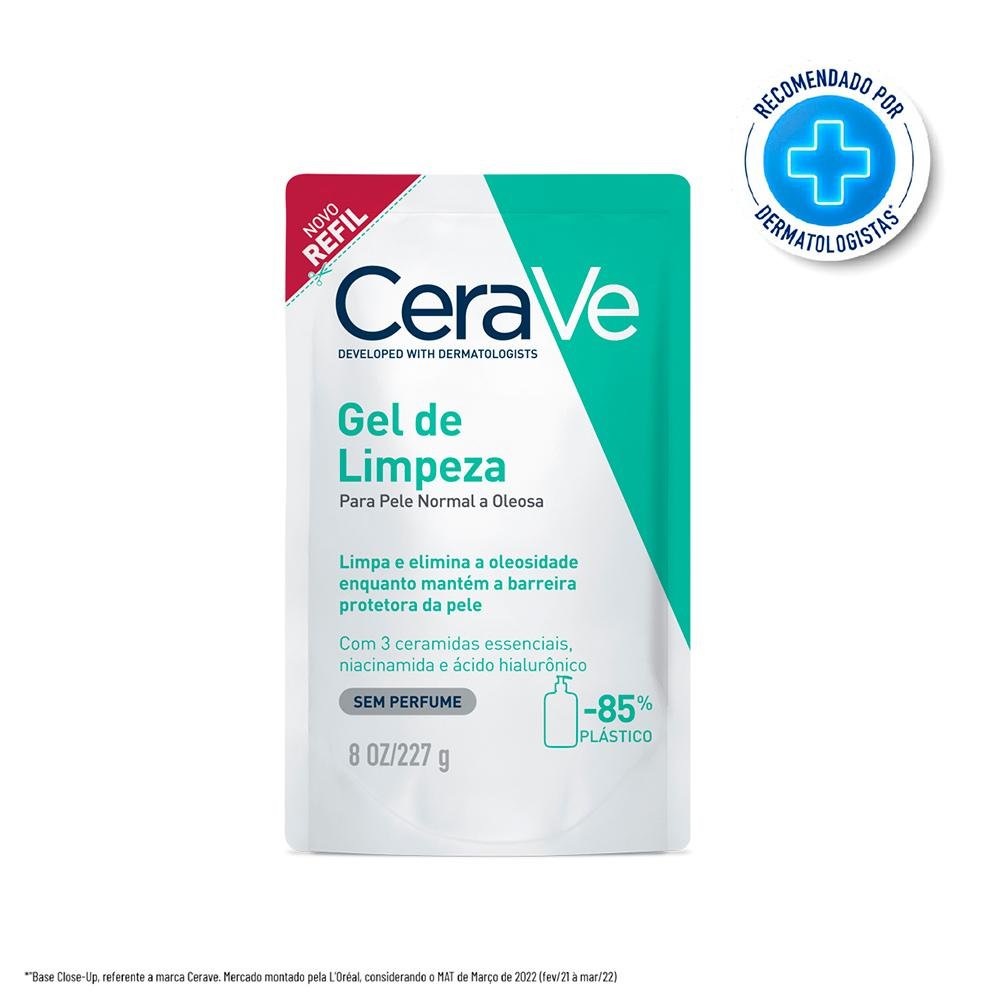 CERAVE GEL FACIAL DE LIMPEZA 227G REFIL 227g 3