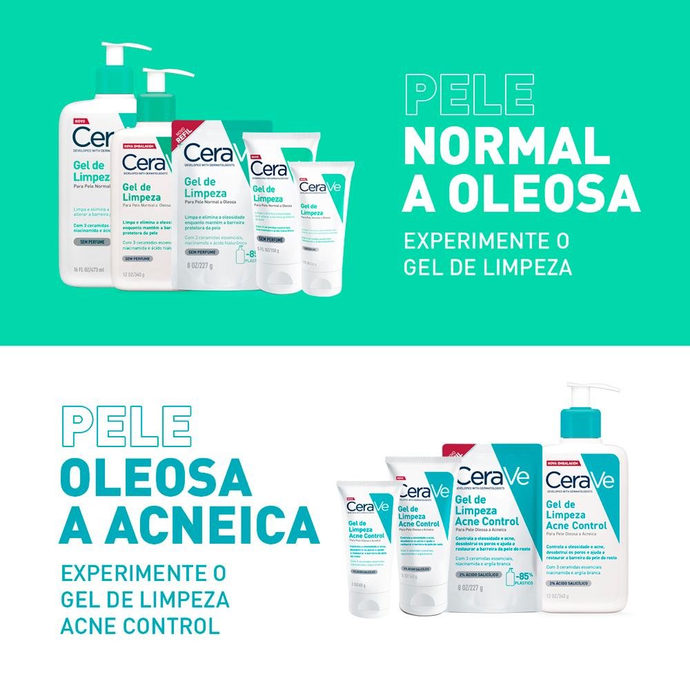 CERAVE GEL FACIAL DE LIMPEZA 227G REFIL 227g 9