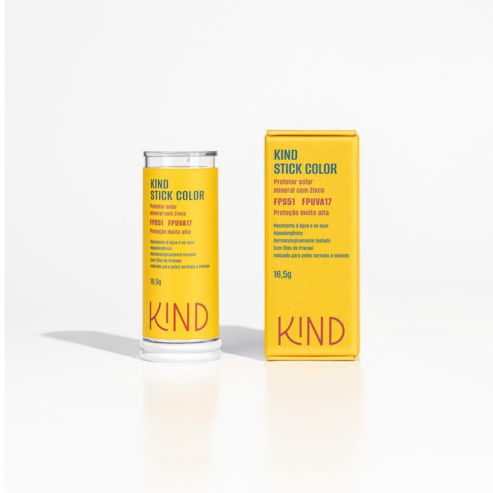 Kind Beauty Protetor Solar Facial Stick Color K110 FPS 51 FPUVA 17 16,5g 16,5g 2