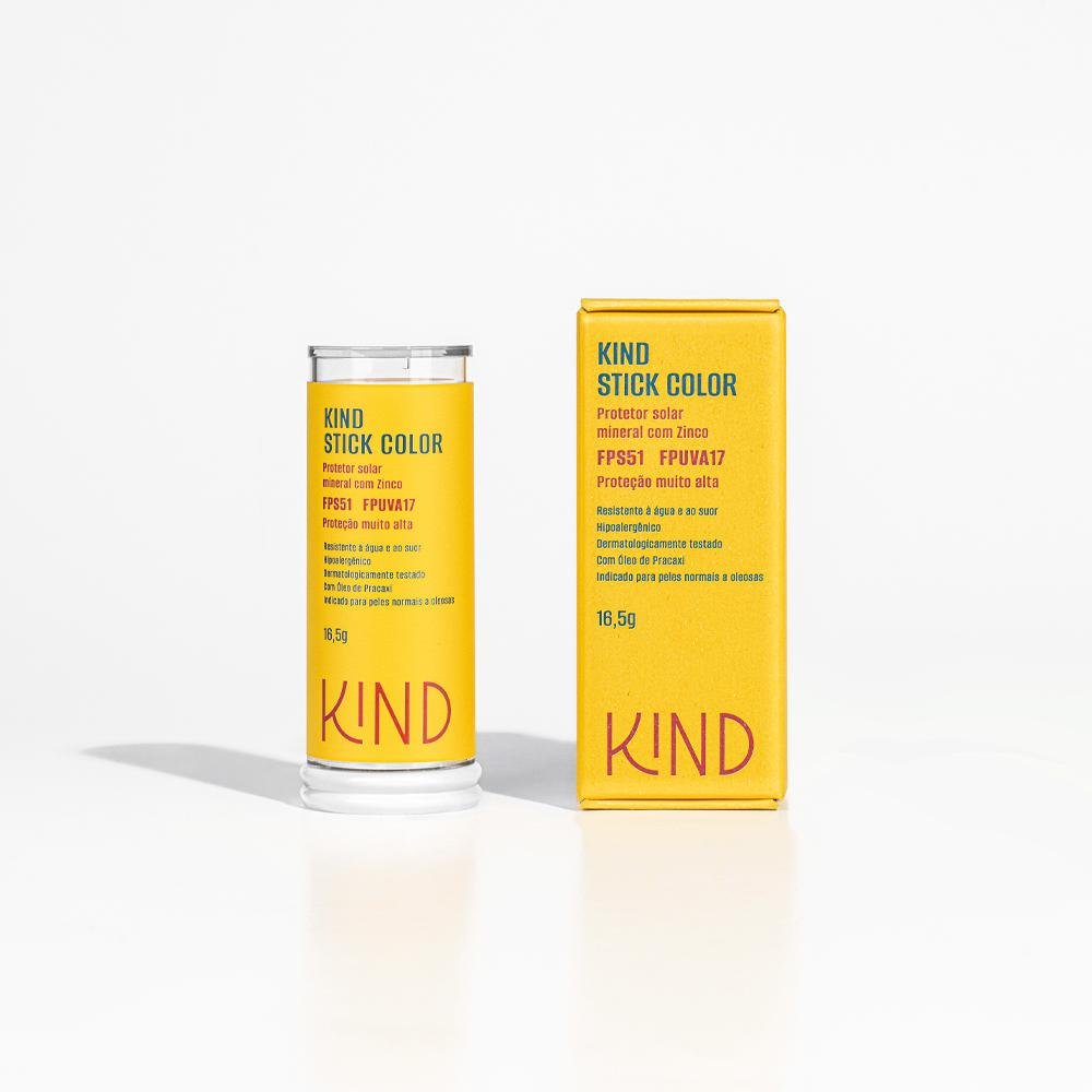 Kind Beauty Protetor Solar Facial Stick Color K30 FPS 51 FPUVA 17 16,5g 16,5g 2