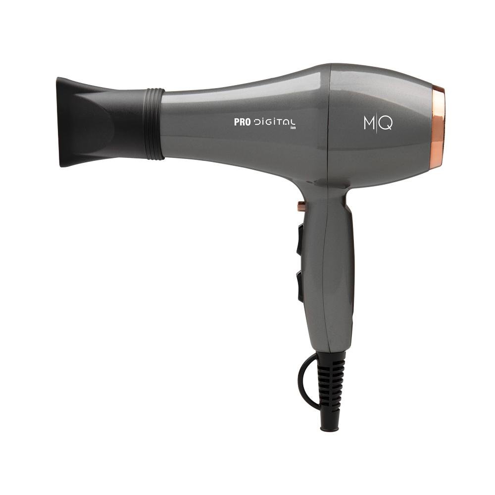 MQ Profissional Pro Digital Secador de Cabelo 2600W com 2 Velocidades Cinza 220V Cinza 1