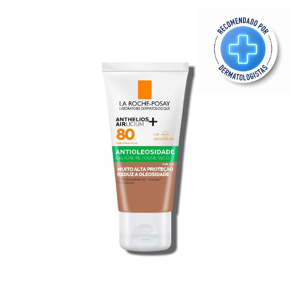 La Roche-Posay Anthelios Airlicium+ Protetor Solar Facial com Cor FPS80 Cor 4.0 40g Cor 4.0 2