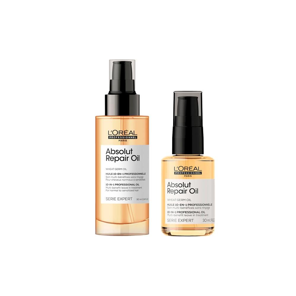 Kit L'Oréal Professionnel Serie Expert Absolut Repair - Óleo Capilar 10 In 1 30ml + Óleo Capilar 10 In 1 90ml ÚNICO 1