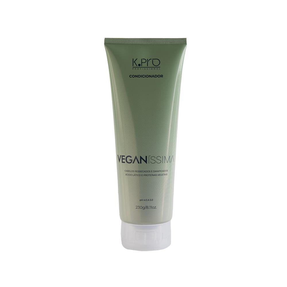 Kit K-Pro Veganissima Shampoo + Cond + Leave-In+Acidificante ÚNICO 3