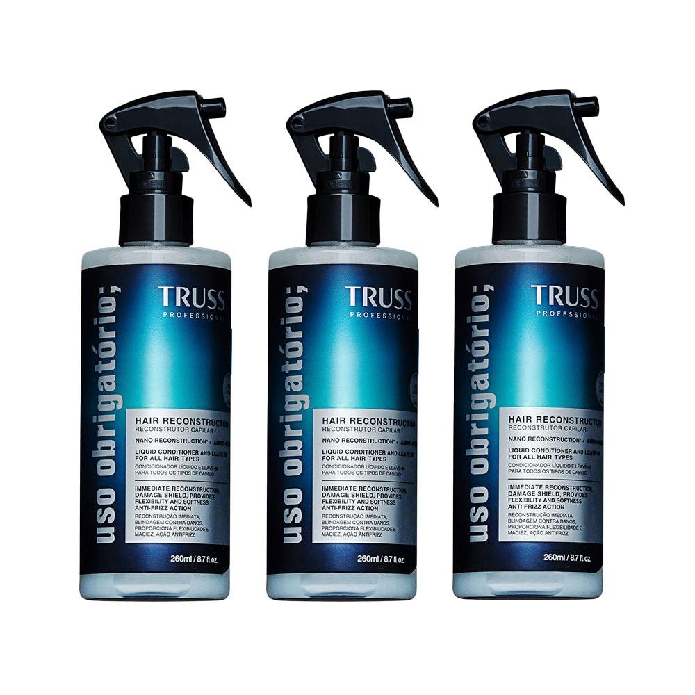 Kit Truss Uso Obrigatório - Finalizador 260ml 3 Unidades ÚNICO 1