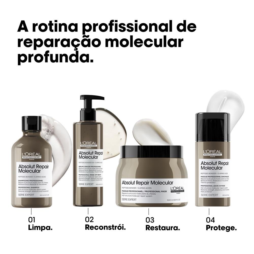 Loréal Professionnel Serie Expert Absolut Repair Molecular Máscara 500Ml 500ml 6