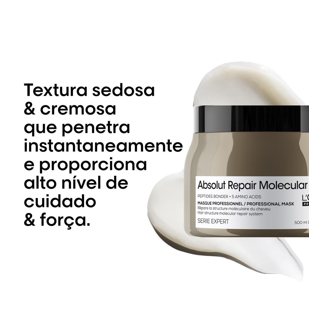Loréal Professionnel Serie Expert Absolut Repair Molecular Máscara 500Ml 500ml 7
