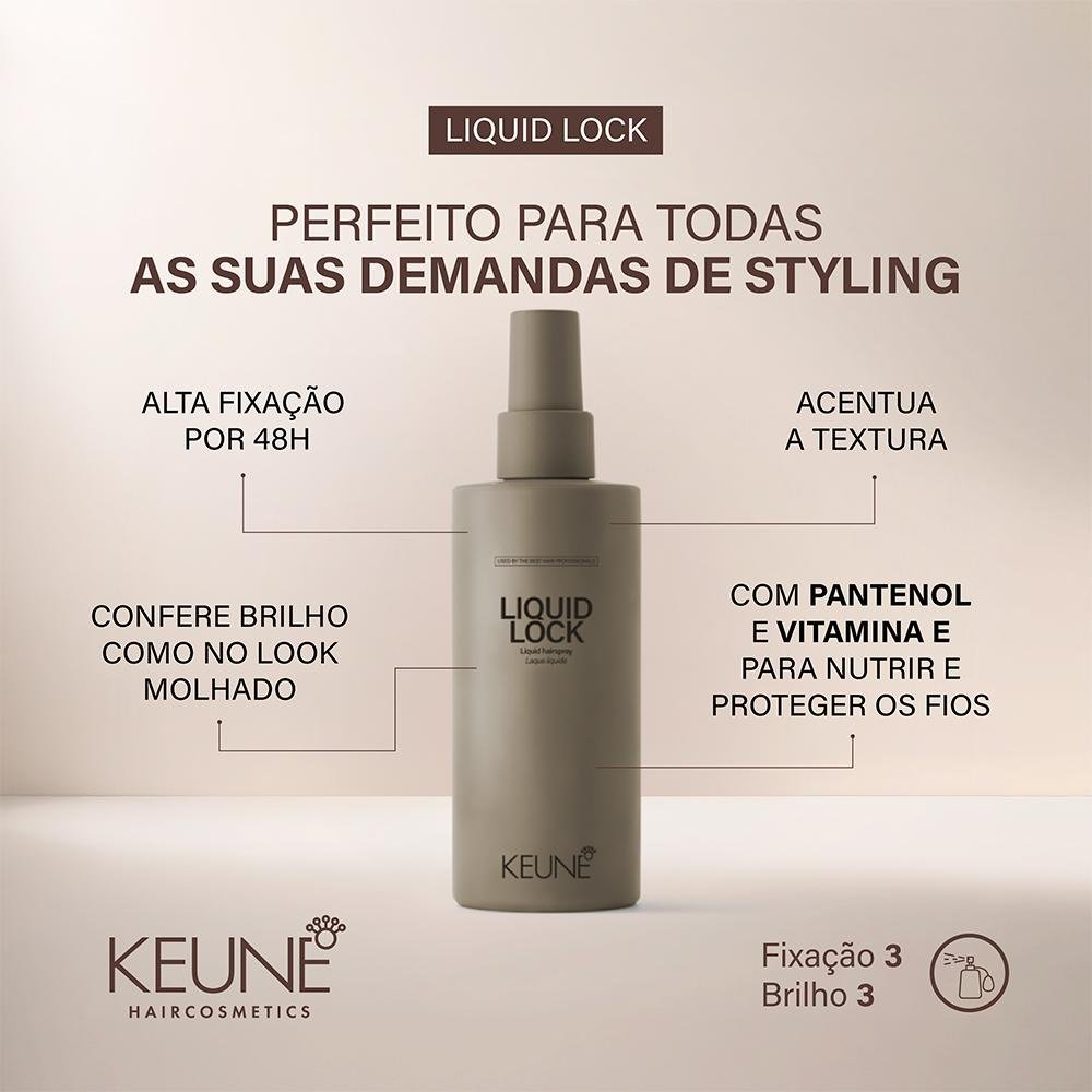 KEUNE STYLE LIQUID LOCK SPRAY CAPILAR 200ML 200ml 3