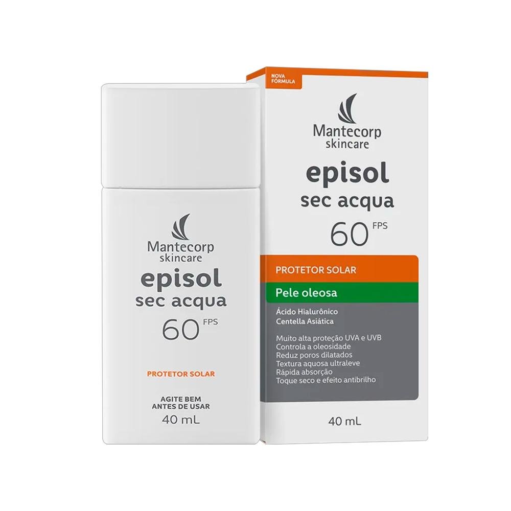 MANTECORP EPISOL SEC ACQUA PROTETOR SOLAR FPS 60 40ML 40ml 2