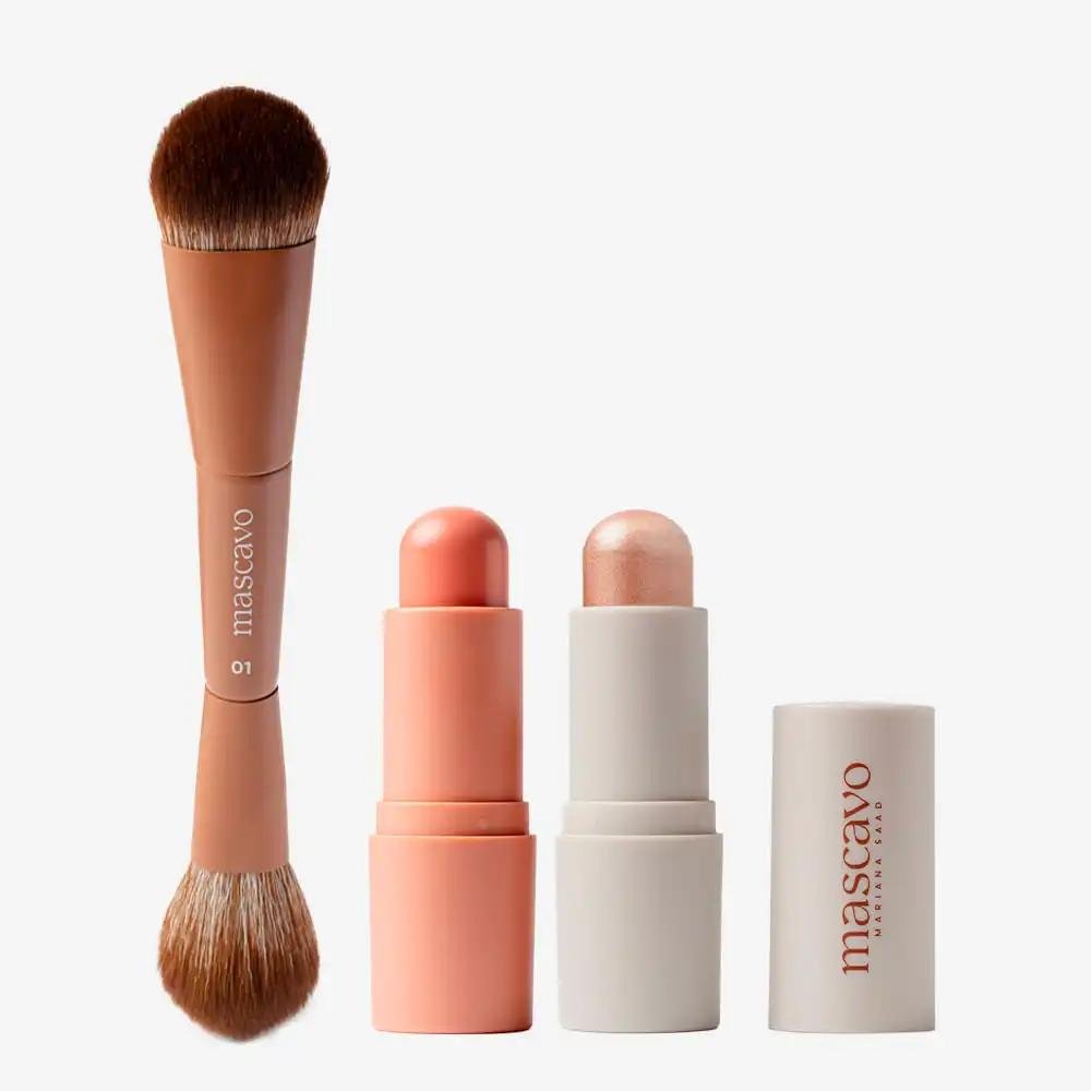 Kit Mascavo Peony Glow & Go Trio ÚNICO 1
