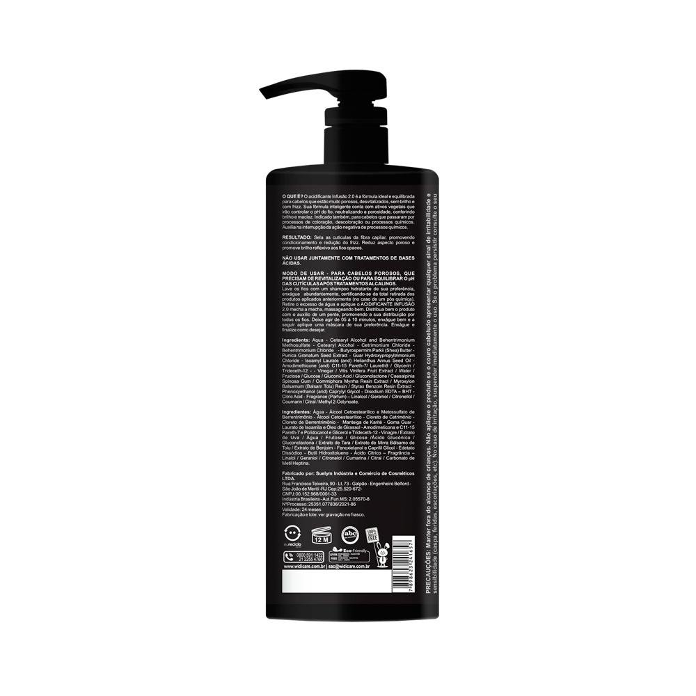 WIDI CARE INFUSÃO 2.0 ACIDIFICANTE 1000ML 1L 2