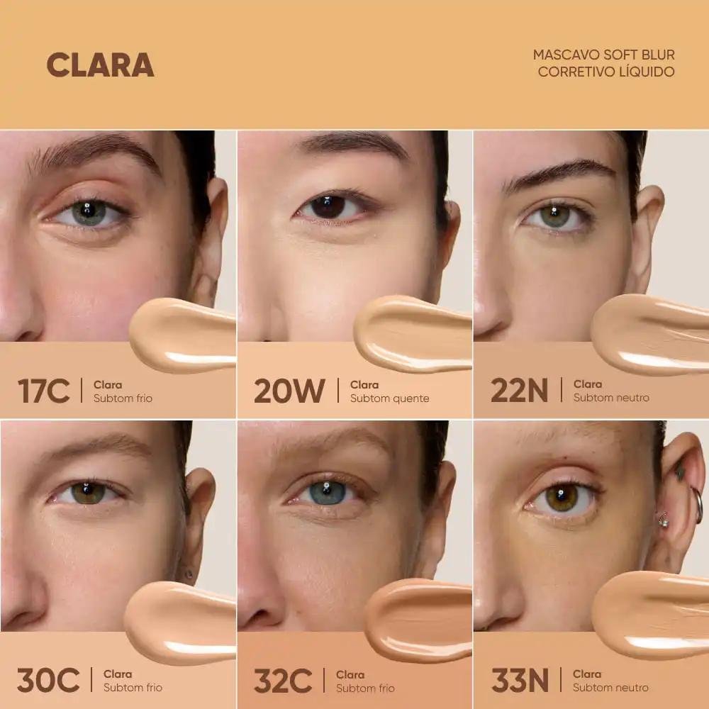 Mascavo Soft Blur Corretivo Líquido 22N 6g 22N 5