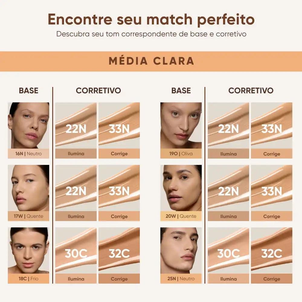 Mascavo Soft Blur Corretivo Líquido 22N 6g 22N 7