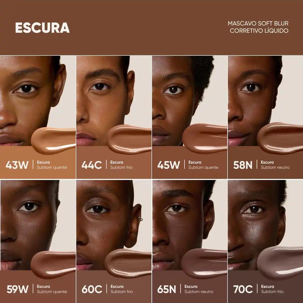 Mascavo Soft Blur Corretivo Líquido 43W 6g 43W 5
