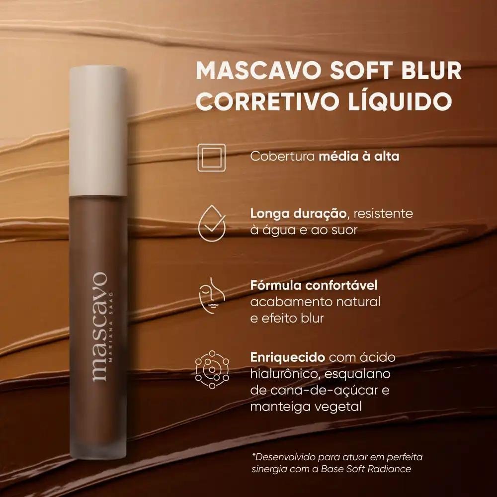 Mascavo Soft Blur Corretivo Líquido 43W 6g 43W 8