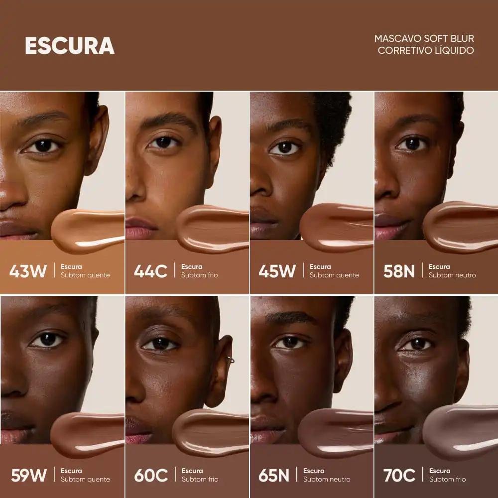 MASCAVO SOFT BLUR CORRETIVO LÍQUIDO 58N 6G 58N 5